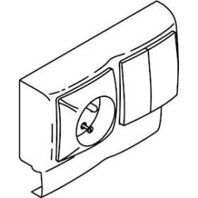 Prise 2P+T +double va-et-vient saillie Keva-Pour moulure Keva hauteur 15mm-Blanc|Planet wattohm-PLW11951