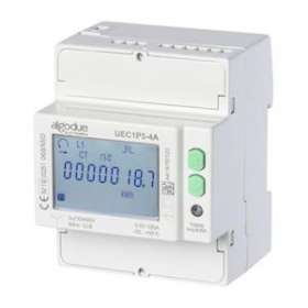 Compteur électrique tétra 5 ou 1 A (TC) double tarif Certifié MID Modbus UEM1P5-|Polier ingenierie-POI110100010001VOL