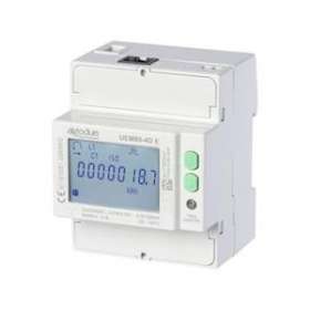 Compteur électrique tétra 80A double tarif Certifié MID Modbus UEM80-4D R|Polier ingenierie-POI110400010001VOL