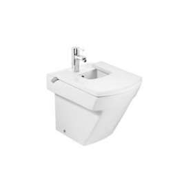 hall bidet sur pied avec siphon et raccord blanc|Roca france-ROAA357624000