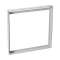 Cadre de montage pour I-VIDUAL LED PANEL, 62x62cm, gris argent