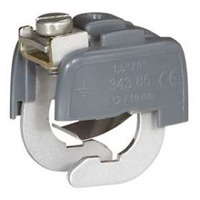 Connecteur de liaison équipotentielle pour canalisation D12mm mini et D16mm ma|Legrand-LEG034385