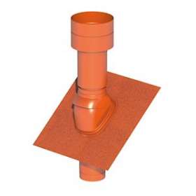 Terminal de ventilation isolé Ventub ocre D160mm|Ubbink-UBB169853