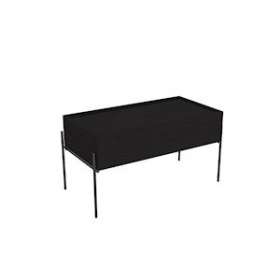 Equal armoire basse, 80 cm, chêne noir structure|Vitra France-GIR64109