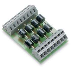 Modules à 8 diodes indépendantes P600B / 100Vac/dc / 6A|Wago contact-WAG289-103