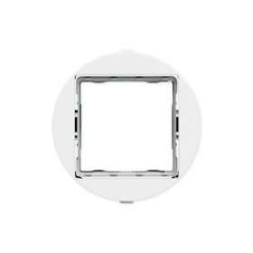 Support Optima pour appareillage 45x45 blanc|Iboco-IBOB88450