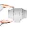 Ventilateur de conduit, 250/330 m3/h, 3 vitesses, raccordement D 125 mm