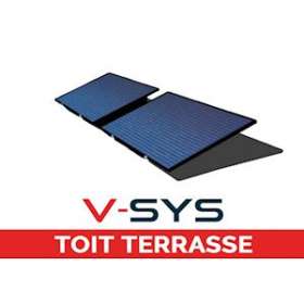 Kit V-SYS toit terrasse 2300W 1L7 paysage complet micro onduleur|Cetih Carquefou-SYVPK22S1L7V60Y2