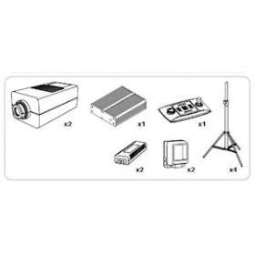 2caméras thermiques, VIDEOJET decoder, clavier USB, 2dispositifs de référence|Bosch video-PHVNKI-9000-F19QS2