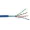 Câble CAT6 4 paires AWG24 F/UTP LSOH Dca, Bleu (touret de 1000 m)