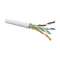 Câble CAT6 4 paires AWG24 U/UTP LSOH-FR Cca, Blanc (boite de 100 m)