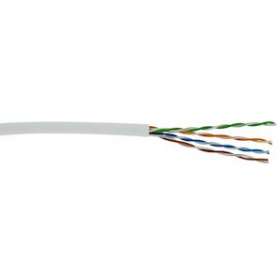 Câble CAT5e 4 paires U/UTP LSOH Eca, Blanc (touret de 500 m)|Gigamedia-GGMC5EU4PZHBT5