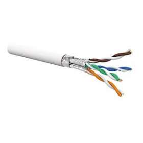 Câble CAT6A 4 paires AWG23 F/FTP SLIM LSOH Dca, Blanc (touret de 500m)|Gigamedia-GGMC6AFF4PSHFT5