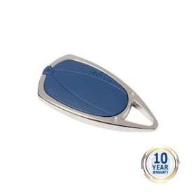 Badge RFID porte-clé bleu Mifare 13 56 MHz|CDVI-CDAMETAL