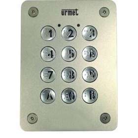 Clavier 12 Touches 2F Inox Encastre|Urmet france-URM16074102