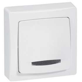 Va-et-vient témoin 4A sans neutre Appareillage saillie complet - blanc|Legrand-LEG086014