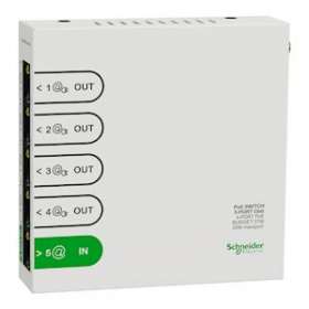 Resi9 SWITCH ETHERNET 5 PORTS, 4 PORTS 1GBIT POE 30 W MAX, BUDGET TOTAL 57 W|Schneider Electric-SCHR9H5SWP57