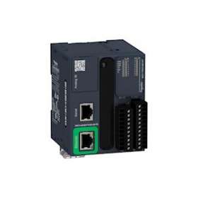 Modicon M221 Book, contrôleur 16E/S PNP, port Ethernet+série, 24VCC, vis|Schneider Electric-SCHTM221ME16T