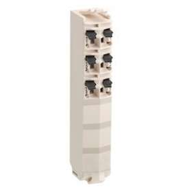 Modicon TM - bornier à 6 contacts - 24V - blanc|Schneider Electric-SCHTM5ACTB06