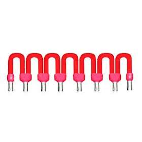 Telefast - peigne souple - pour CA commun - rouge - 2cm|Schneider Electric-SCHABFC08R02R