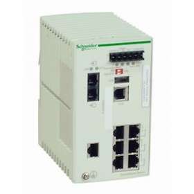 switch Ethernet managé standard - 7 ports cuivre - 1 port fibre multimode|Schneider Electric-SCHTCSESM083F1CU0