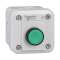 Harmony XALE - boite avec bouton poussoir lumineux vert - 1NO - LED - 230/240V