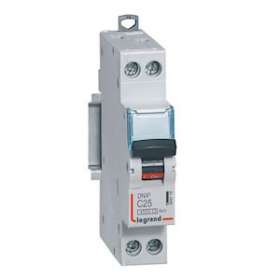 Disjoncteur DNX³ 4500 - vis/vis - U+N 230V~ 25A - 4,5kA - courbe C - 1 module|Legrand-LEG406776