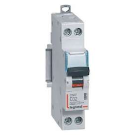 Disjoncteur DNX³ 4500 - vis/vis - U+N 230V~ 32A - 4,5 kA - courbe D - 1 module|Legrand-LEG406805