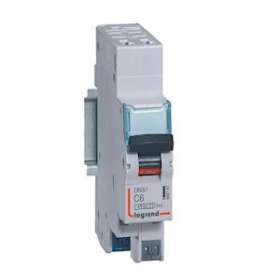 Disjoncteur DNX³ 4500 - auto/auto - U+N 230V~ 6A - 4,5kA - courbe C - 1 module|Legrand-LEG406781