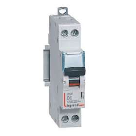 Disjoncteur DNX³ 4500 - vis/vis - U+N 230V~ 6A - 4,5kA - courbe C - 1 module|Legrand-LEG406772