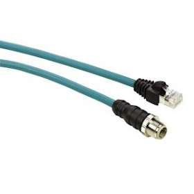 câble Ethernet - cordon droit - IP67 - M12/RJ45 - 10 m - CE/UL|Schneider Electric-SCHTCSECL1M3M10S2