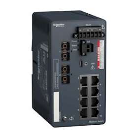 Modicon Switch administré - 8 ports cuivre & 2 ports fibre multimode|Schneider Electric-SCHMCSESM103F2CU0