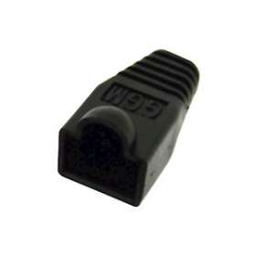 Lot de 100 manchons RJ45 Noir|Gigamedia-GGMRB100N