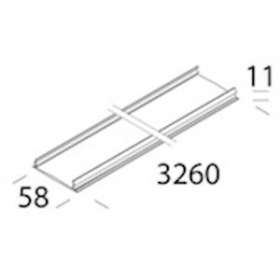 Accessoire 6005 Cache Profil Blanc|Disano-ZON13290100