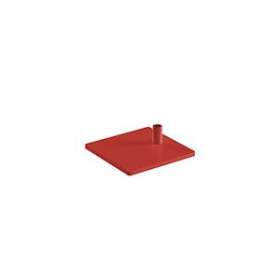 socle de table TF rouge carré pour PARAMI|Waldmann-WAE190209019-00643902