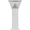 Borne solaire carree de sol mini Hades grise dimmable - IP65