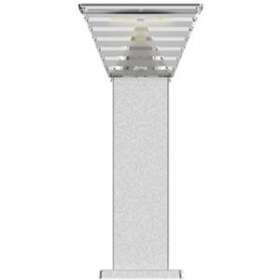 Borne solaire carree de sol mini Hades grise dimmable - IP65|Xeta premium-XET40094XS