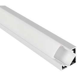 Profilé d'Angle aluminium PA1 pour ruban LED - 2m - blanc|Aric-ARI55158