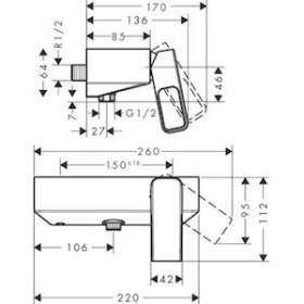 Mitigeur de douche nickel poli|Hansgrohe-HA311620830