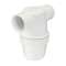 Siphon lavabo a coller horiz.d.32 pvc-c blanc