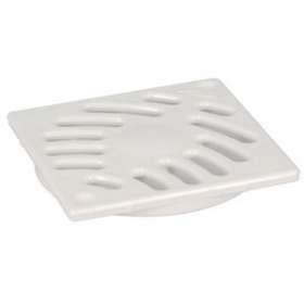 Grille pour siphon 10x10 pvc blanc|Nicoll-NCLGSICA10