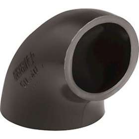 Coude 90DEG Geberit PE réduit, sans branche: 90DEG, d50mm, d140mm|Geberit-GBR361.872.16.1