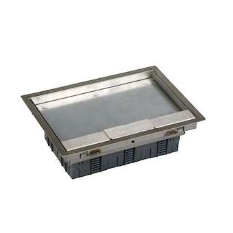 OptiLine 45 - boîte de sol - métal - 8 postes 45x45mm - plancher & dalle béton|Schneider Electric-SCHISM51638