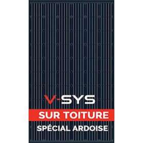 Kit V-SYS sur toiture ardoise Certifié 1200W 1L4 portrait complet micro onduleur|Cetih Carquefou-SYVPK15A1L4V60Z2