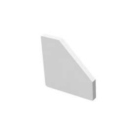 GRAZIA 10 EDGE, embout pour profil en saillie, blanc|SLV-DC51004894