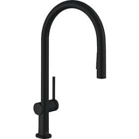 Mitigeur de cuisine 210, avec douchette extractible 2 jets noir mat|Hansgrohe-HA372800670