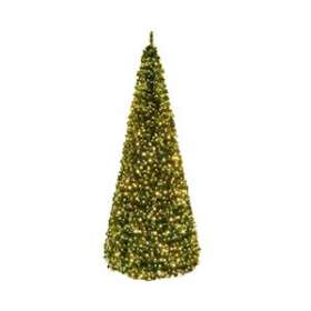 SPLENDID -Sapin conique vert H5,1m - 2800 LED blanc chaud pétillant - 230V|Festilight-FEH70221-9