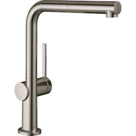 Mitigeur de cuisine 270, avec douchette extractible 1 jet aspect acier inox|Hansgrohe-HA372808800