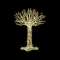 FAIRY TREE-Arbre guirlande 2M - 1320LED blanc chaud pétillant