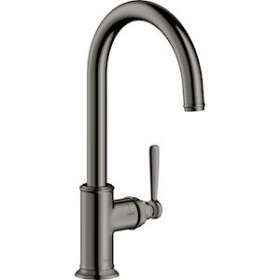 Mitigeur cuisine noir chromé poli|Hansgrohe-HA316580330